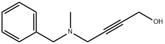 4-(BENZYL(METHYL)AMINO)BUT-2-YN-1-OL Struktur