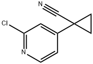 1-(2-CHLOROPYRIDIN-4-YL)CYCLOPROPANECARBONITRILE Struktur