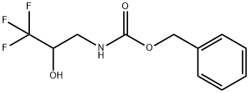 BENZYL (3,3,3-TRIFLUORO-2-HYDROXYPROPYL)CARBAMATE Struktur