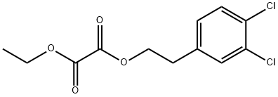 3,4-DICHLOROPHENETHYL ETHYL OXALATE Struktur