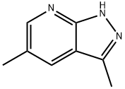 3,5-Dimethyl-1H-pyrazolo[3,4-b]pyridine Struktur