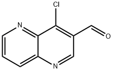 4-Chloro-[1,5]naphthyridine-3-carbaldehyde Struktur