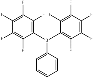 Bis-pentafluorophenyl-phenyl-borane Struktur