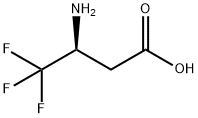 (S)-3-AMINO-4,4,4-TRIFLUOROBUTANOIC ACID Struktur