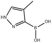 4-methyl-1H-pyrazol-5-ylboronic acid Struktur