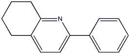 Quinoline, 5,6,7,8-tetrahydro-2-phenyl- Struktur