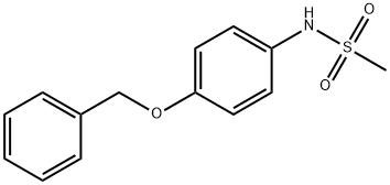 Methanesulfonamide, N-[4-(phenylmethoxy)phenyl]- Struktur