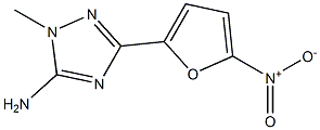 1H-1,2,4-Triazol-5-amine,1-methyl-3-(5-nitro-2-furanyl)- Struktur