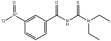 N-[(diethylamino)carbonothioyl]-3-nitrobenzamide Struktur