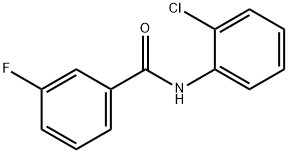 Benzamide,N-(2-chlorophenyl)-3-fluoro- Struktur