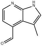 3-METHYL-1H-PYRROLO[2,3-B]PYRIDINE-4-CARBALDEHYDE Struktur