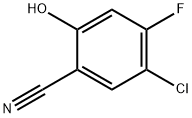 5-CHLORO-4-FLUORO-2-HYDROXYBENZONITRILE Struktur