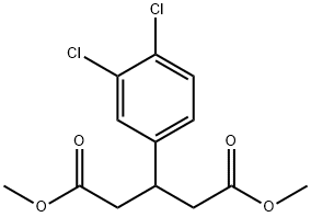 3-(3,4-dichlorophenyl)pentanedioate Struktur