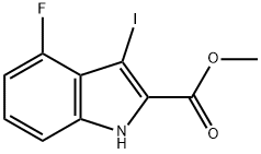 methyl 4-fluoro-3-iodo-1H-indole-2-carboxylate|