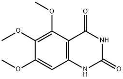 5,6,7-TRIMETHOXYQUINAZOLINE-2,4(1H,3H)-DIONE Struktur