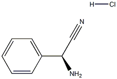 (2S)-2-amino-2-phenylacetonitrile:hydrochloride Struktur