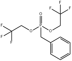 bis(2,2,2-trifluoroethyl) benzylphosphonate Structure