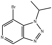 7-Bromo-1-isopropyl-1H-[1,2,3]triazolo[4,5-c]pyridine Struktur