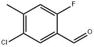 5-chloro-2-fluoro-4-methylbenzaldehyde Struktur