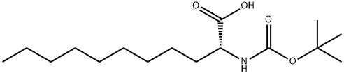 (2R)-2-(Boc-amino)undecanoic acid Struktur