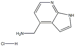 {1H-pyrrolo[2,3-b]pyridin-4-yl}methanamine hydrochloride Struktur