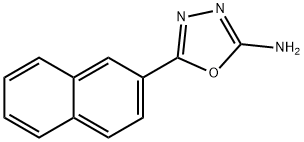 5-(2-naphthyl)-1,3,4-oxadiazol-2-amine Struktur