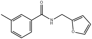 N-(2-furylmethyl)-3-methylbenzamide Struktur