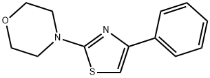 Morpholine, 4-(4-phenyl-2-thiazolyl)- Struktur