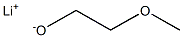 Ethanol, 2-methoxy-, lithium salt Struktur