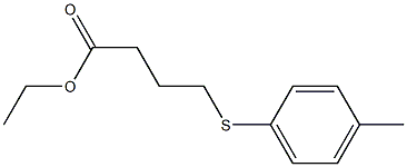 Ethyl 4-(4-methylphenyl)sulfanylbutanoate Struktur