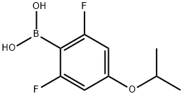 2,6-Difluoro-4-isopropyloxyphenylboronic acid Struktur