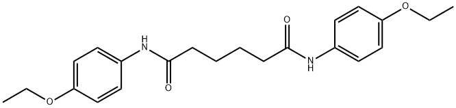 N,N'-bis(4-ethoxyphenyl)hexanediamide Struktur