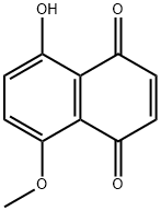 1,4-Naphthalenedione,5-hydroxy-8-methoxy- Struktur