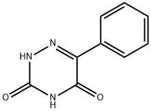 1,2,4-Triazine-3,5(2H,4H)-dione,6-phenyl- Struktur