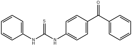 1-(4-benzoylphenyl)-3-phenylthiourea Struktur