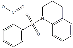 1-[(2-nitrophenyl)sulfonyl]-1,2,3,4-tetrahydroquinoline Struktur