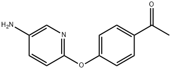 1-[4-(5-Amino-pyridin-2-yloxy)-phenyl]-ethanone Struktur