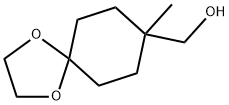 (8-METHYL-1,4-DIOXASPIRO[4.5]DECAN-8-YL)METHANOL, 24730-89-0, 結(jié)構(gòu)式