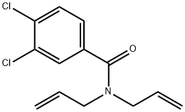 N,N-diallyl-3,4-dichlorobenzamide Struktur