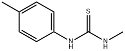 Thiourea,N-methyl-N'-(4-methylphenyl)- Struktur