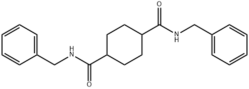 N,N'-dibenzyl-1,4-cyclohexanedicarboxamide Struktur