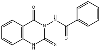 N-(4-oxo-2-thioxo-1,4-dihydroquinazolin-3(2H)-yl)benzamide Struktur