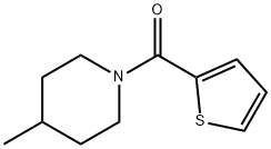 4-methyl-1-(2-thienylcarbonyl)piperidine Struktur