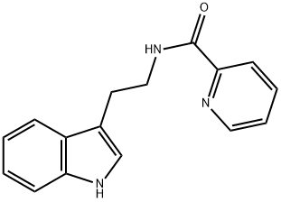 N-[2-(1H-indol-3-yl)ethyl]-2-pyridinecarboxamide Struktur