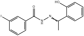 N'-[1-(2-hydroxyphenyl)ethylidene]-3-iodobenzohydrazide Struktur