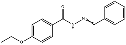 N'-benzylidene-4-ethoxybenzohydrazide Struktur