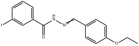 N'-(4-ethoxybenzylidene)-3-iodobenzohydrazide Struktur