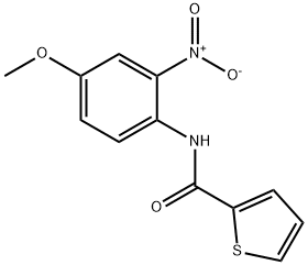 N-(4-methoxy-2-nitrophenyl)thiophene-2-carboxamide Struktur