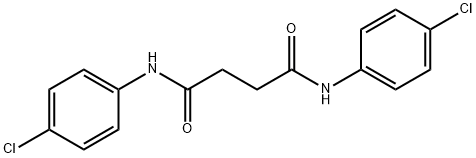 N,N'-bis(4-chlorophenyl)succinamide Struktur