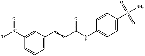 (E)-3-(3-nitrophenyl)-N-(4-sulfamoylphenyl)acrylamide Struktur